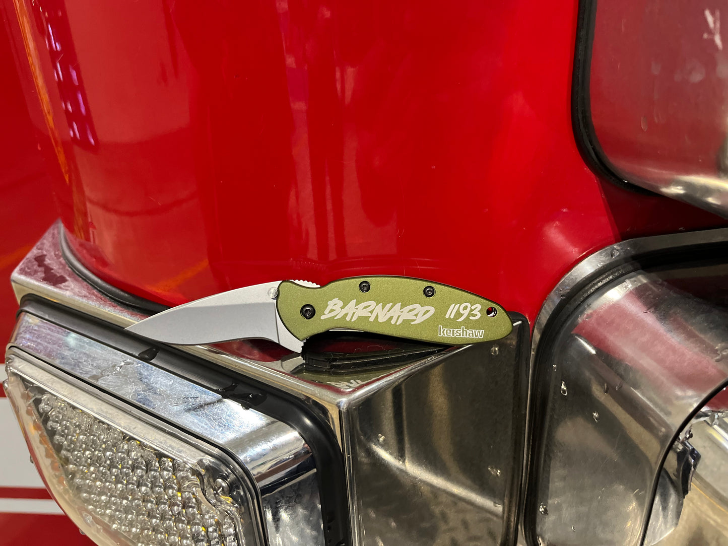 Custom Engraved Kershaw Scallion